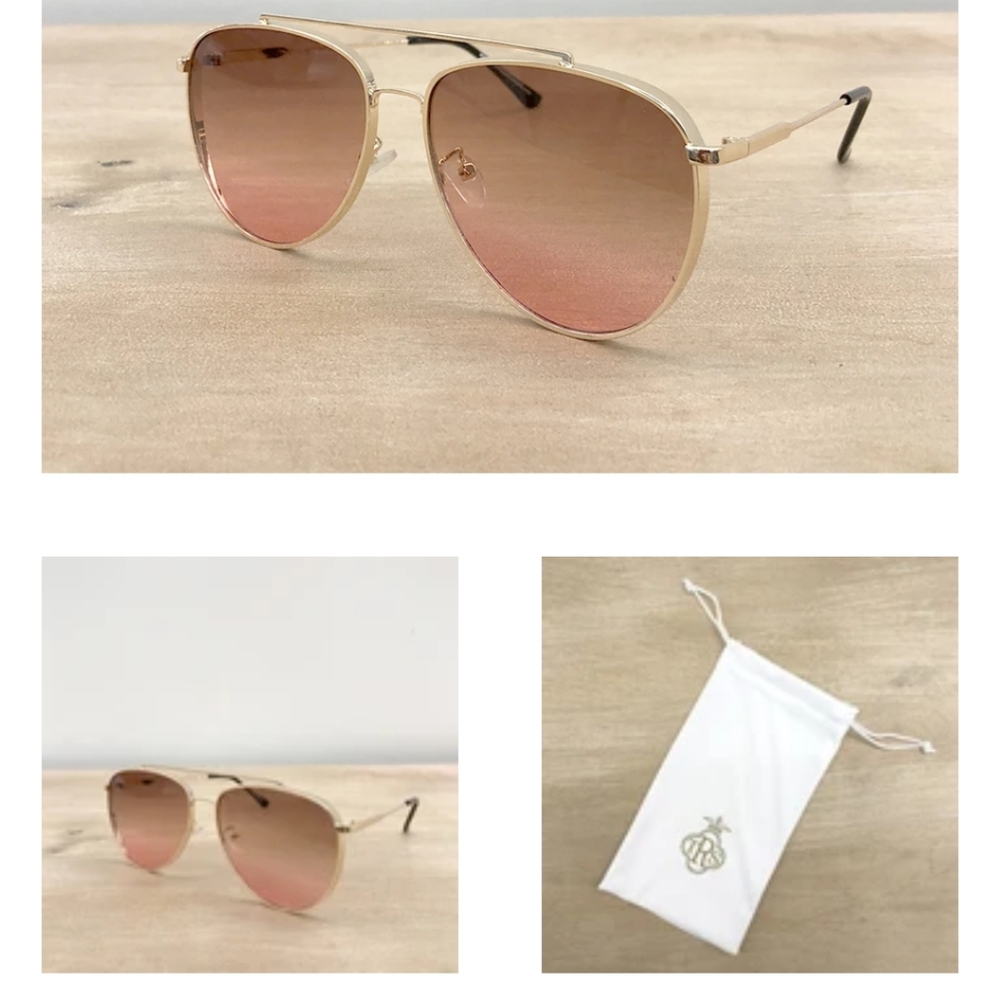 Maxwell gold aviators